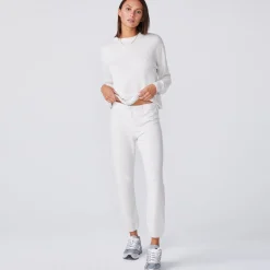 MONROW Supersoft Elastic Waist Sweats ASH Best