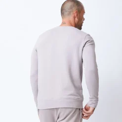 MONROW Supersoft Fleece Crew Neck Sweatshirt ACORN Cheap