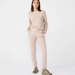 MONROW Supersoft Fleece Girlfriend Sweats TAUPE Store