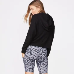 MONROW Supersoft Fleece Girlfriend Pullover BLACK Shop