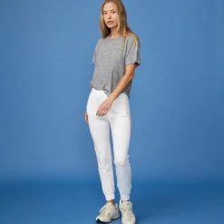 MONROW Supersoft Fleece Jogger WHITE Cheap