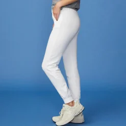 MONROW Supersoft Fleece Jogger WHITE Cheap
