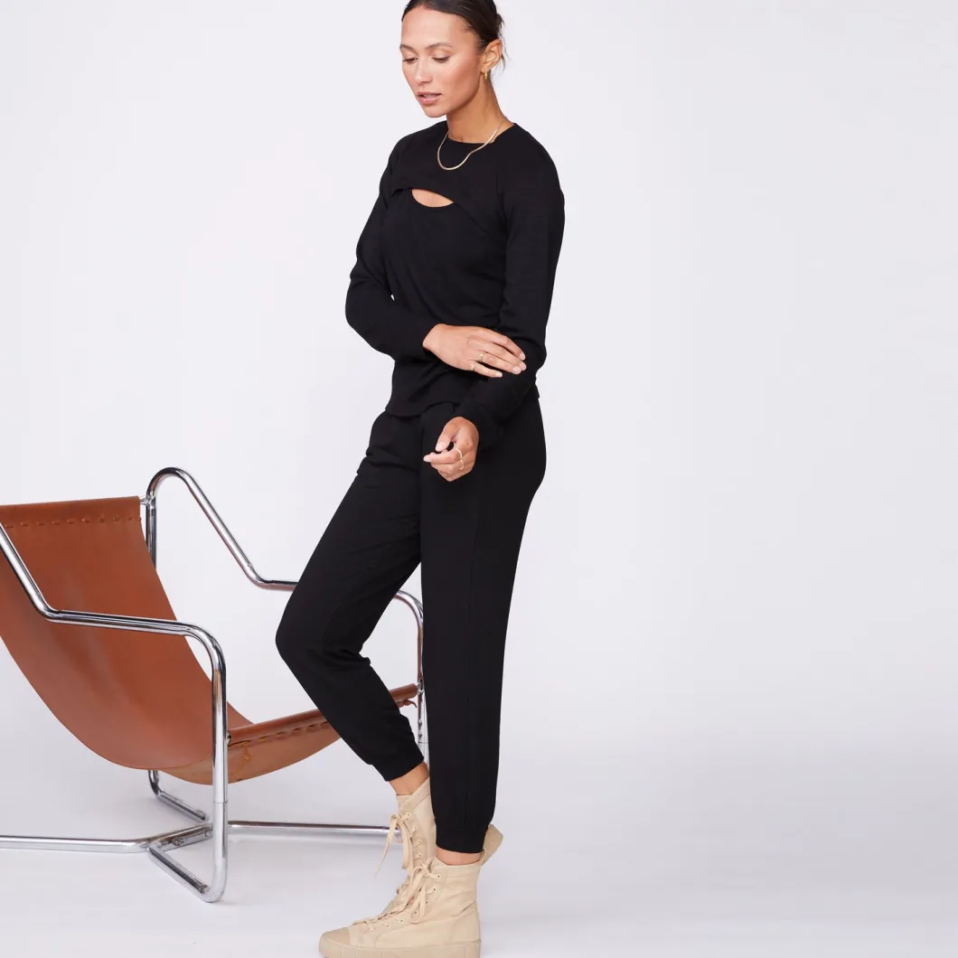 MONROW Supersoft Jogger BLACK Shop