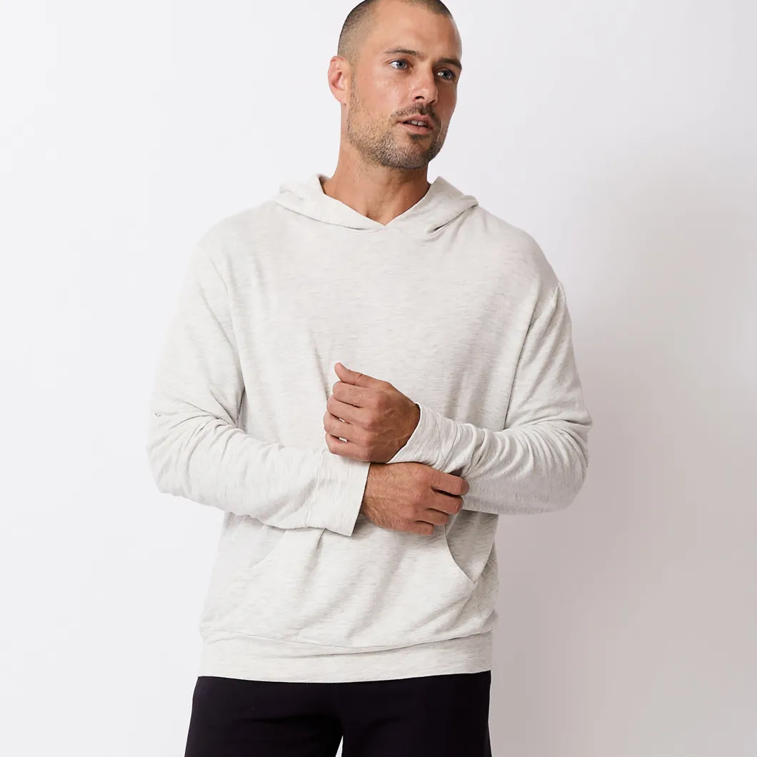 MONROW Supersoft Pullover Hoody ASH Clearance