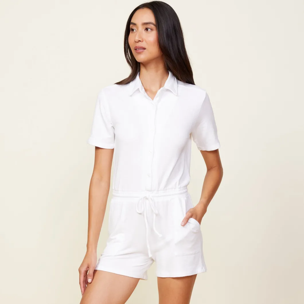 MONROW Supersoft Romper WHITE Best