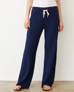 MONROW Supersoft Straight Leg Vintage Sweat NAVY Online