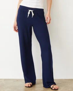 MONROW Supersoft Straight Leg Vintage Sweat NAVY Online