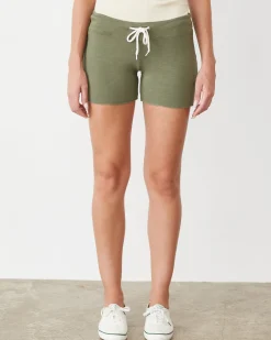 MONROW Supersoft Vintage Shorts ARMY Discount