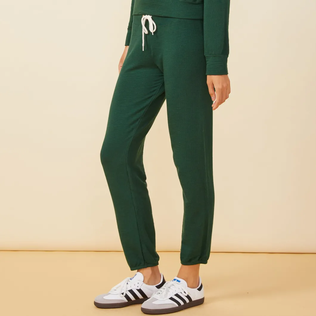 MONROW Supersoft Vintage Sweats EVERGREEN Sale
