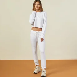 MONROW Supersoft Vintage Sweats - WHITE Cheap