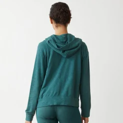 MONROW Supersoft Zip Up Hoody CACTUS Sale