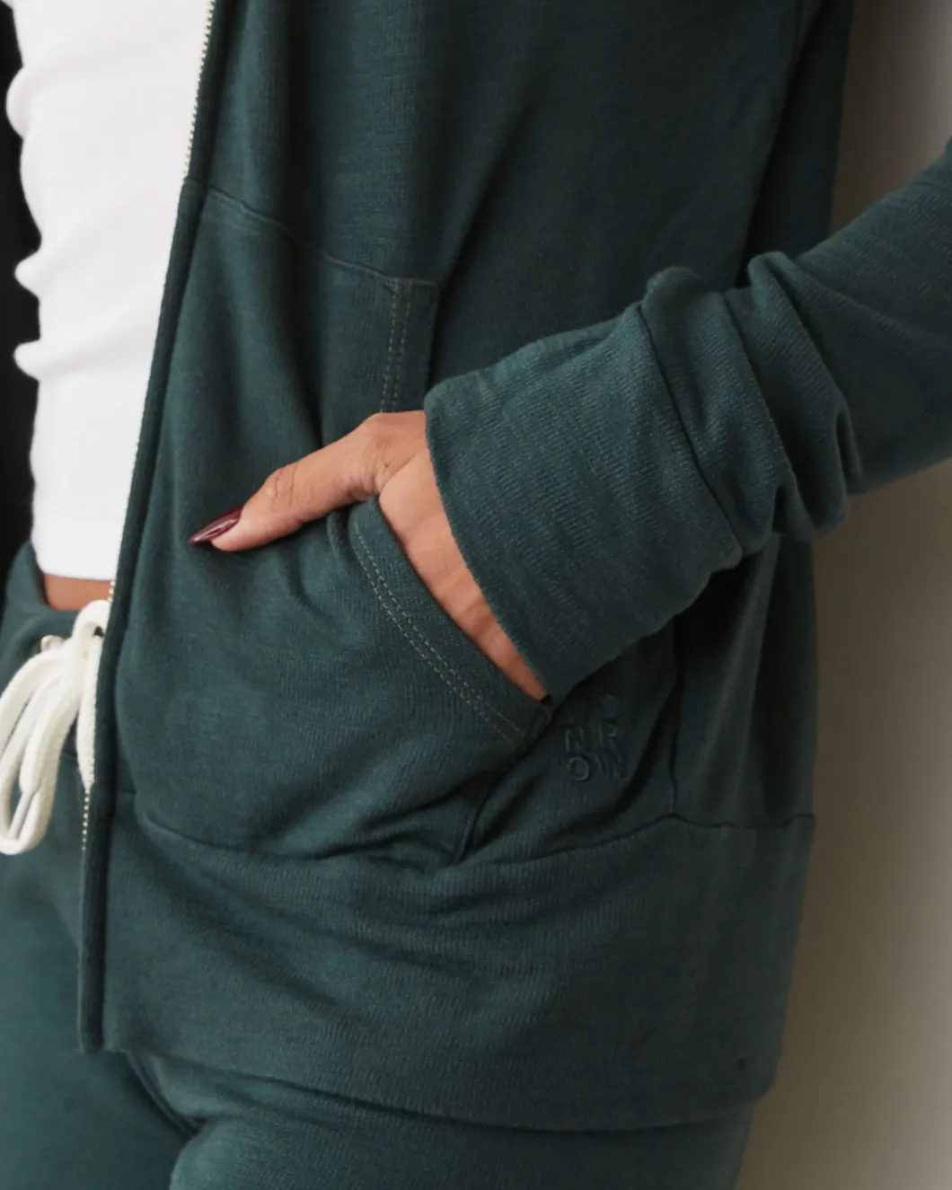 MONROW Supersoft Zip Up Hoody SEAMOSS Cheap