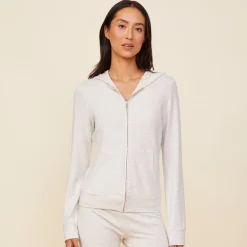 MONROW Supersoft Zip Up Hoody - Color ASH Best Sale