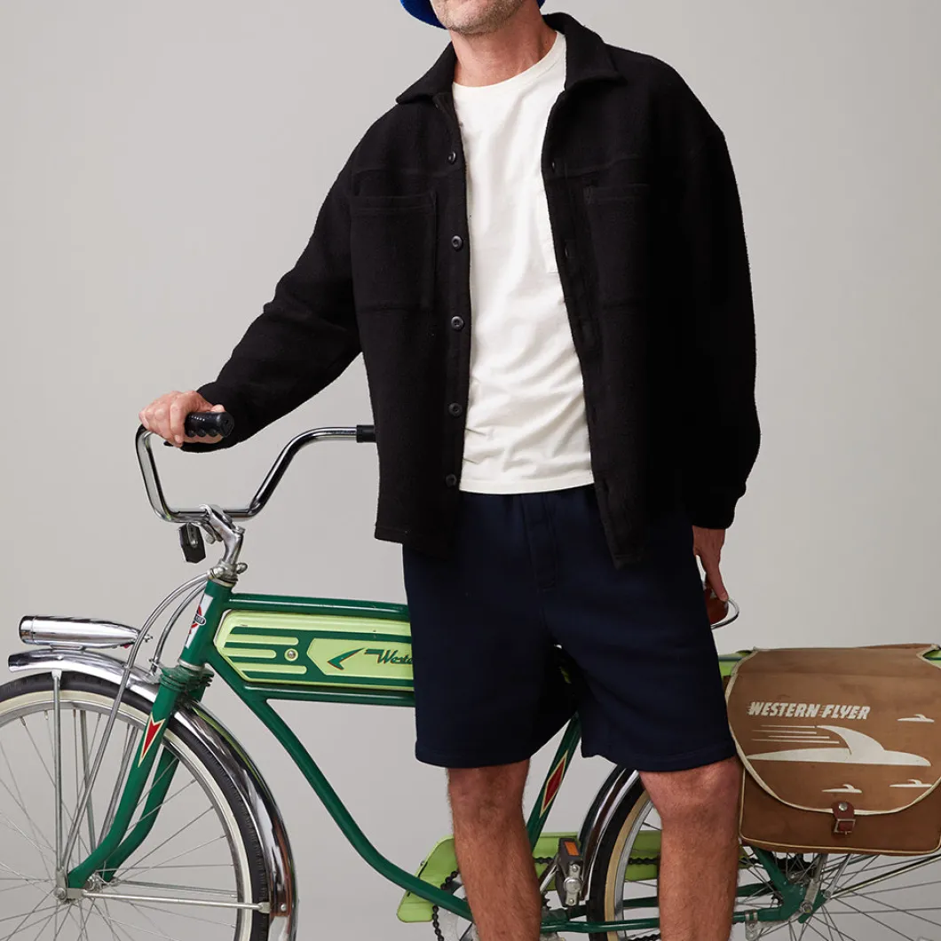 MONROW Teddy Fleece Shacket BLACK Store