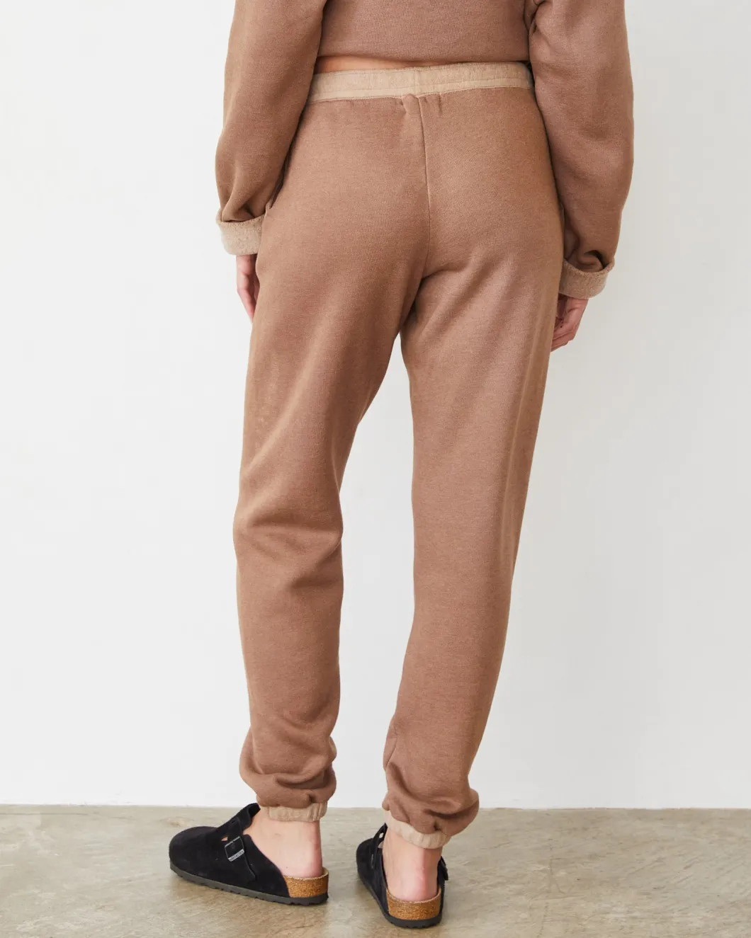 MONROW Teddy Fleece Sweat WALNUT Shop