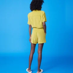 MONROW Terry Cloth Romper AVOCADO Best Sale