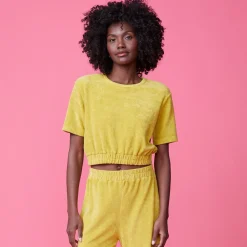 MONROW Terry Cloth Tee AVOCADO Shop