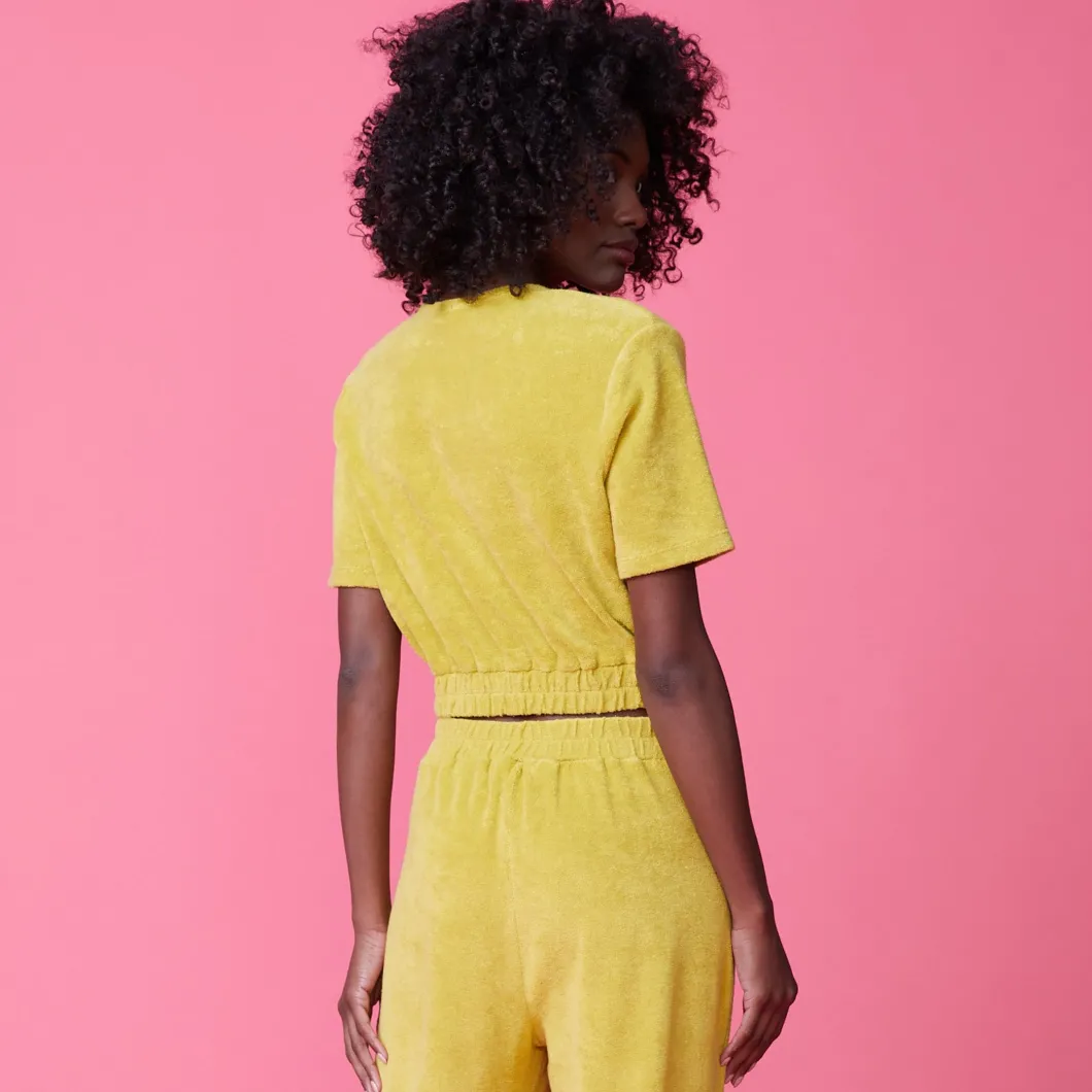 MONROW Terry Cloth Tee AVOCADO Shop