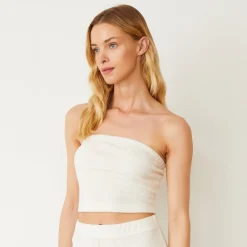 MONROW Terry Cloth Tube Top PEARL Shop