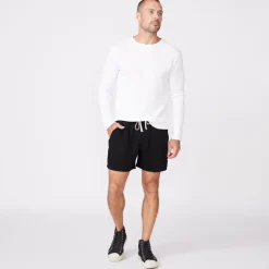 MONROW Thermal Long Sleeve Crew WHITE Best Sale