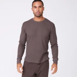 MONROW Thermal Long Sleeve Crew COCOA Online