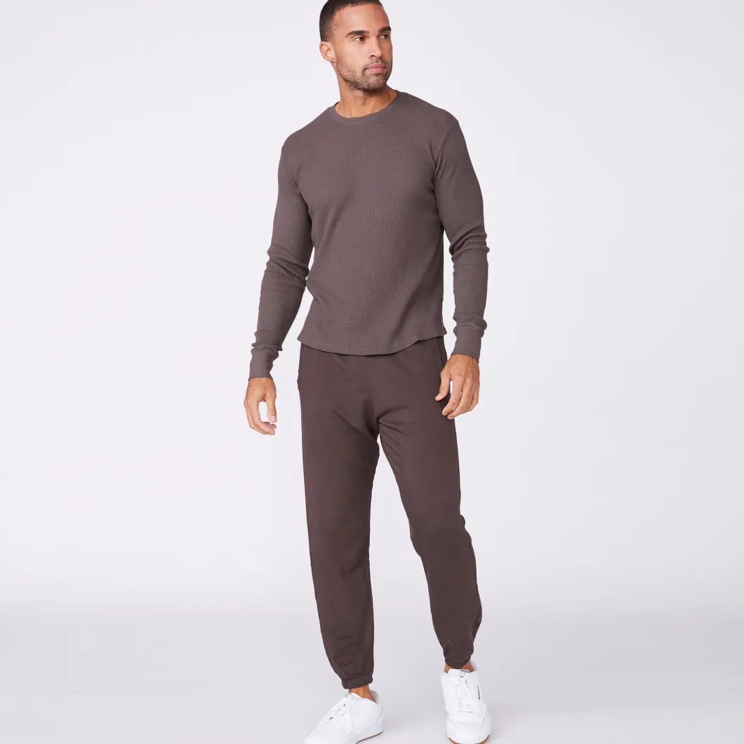 MONROW Thermal Long Sleeve Crew COCOA Online