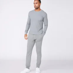 MONROW Thermal Long Sleeve Crew GUNMETAL Shop