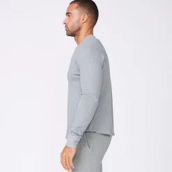 MONROW Thermal Long Sleeve Crew GUNMETAL Shop