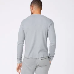MONROW Thermal Long Sleeve Crew GUNMETAL Shop