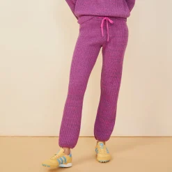 MONROW Wool Cashmere Space Dye Vintage Sweat ACAI Sale