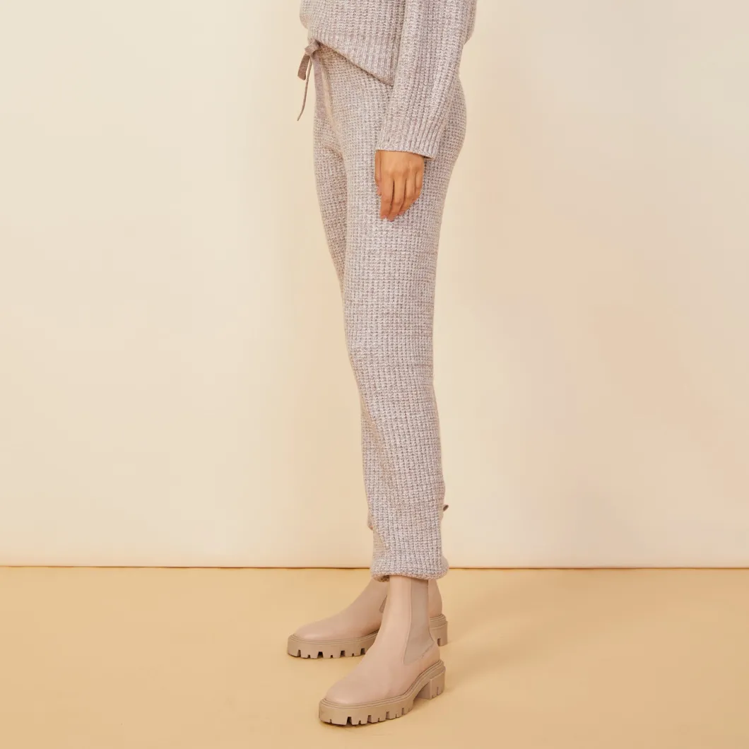 MONROW Wool Cashmere Space Dye Vintage Sweat OATMEAL Cheap